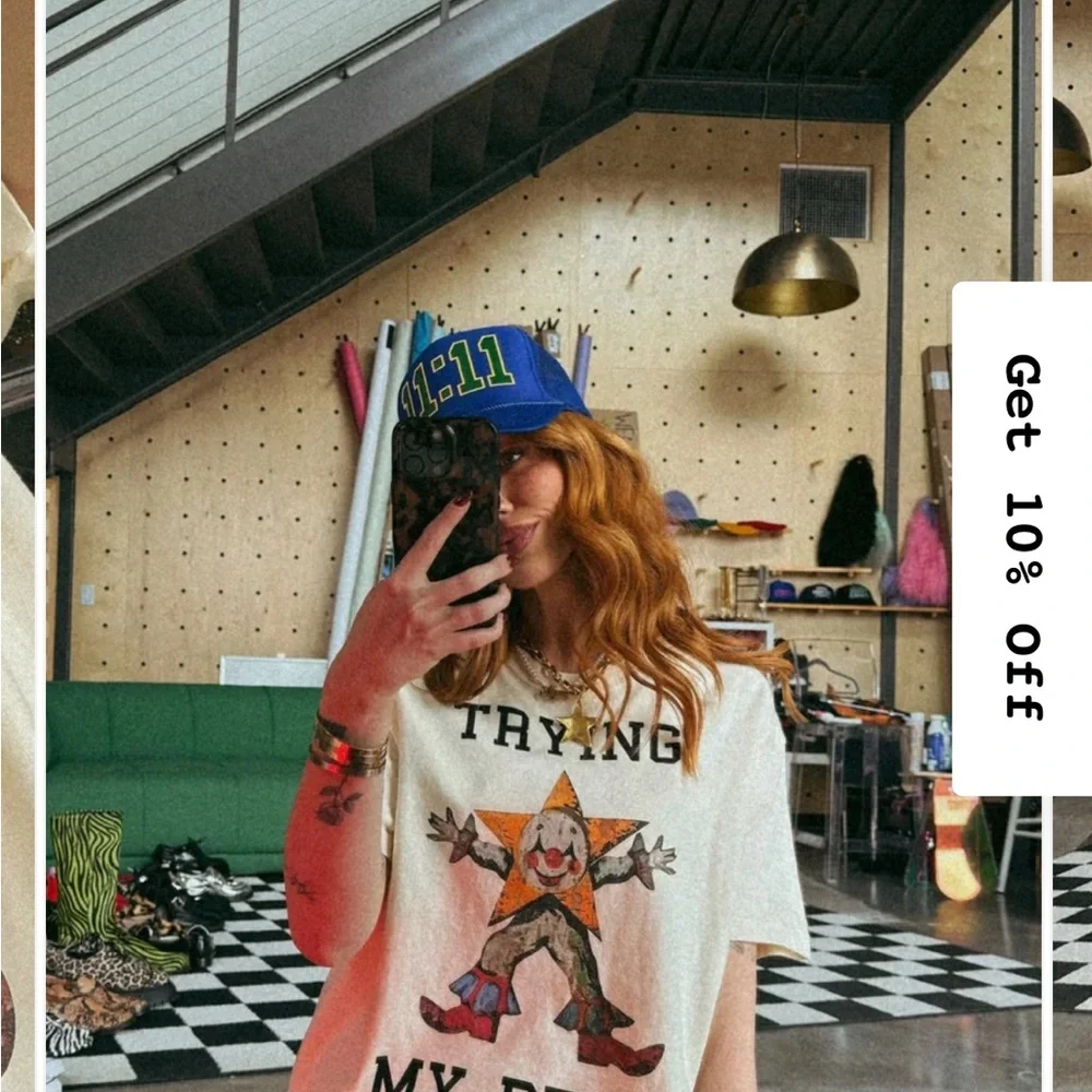 Dressed in Lala Trying My Best graphic tee - Picture 2 of 3